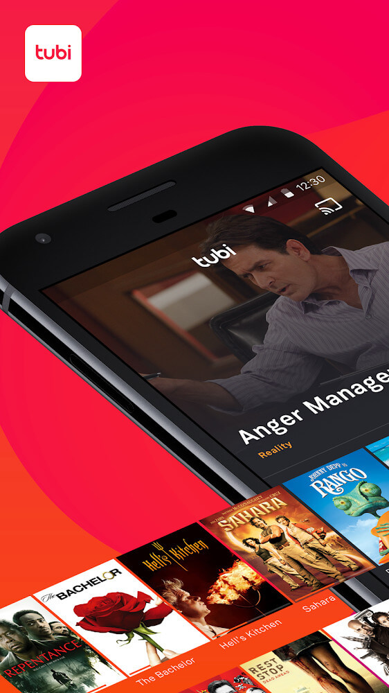 Giao diện xem phim Tubi TV